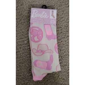 Barbie Pink Cowgirl Crew Socks
